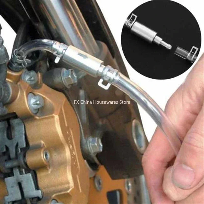 Hydraulic Brake & Clutch Bleeder Kit | One-Way Valve Hose Tool