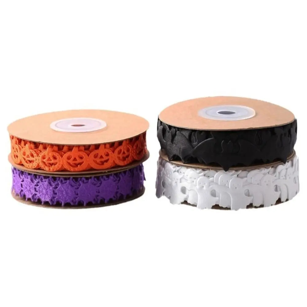 Embossed Design Halloween Ribbon 10m Length Handmade Pumpkin DIY