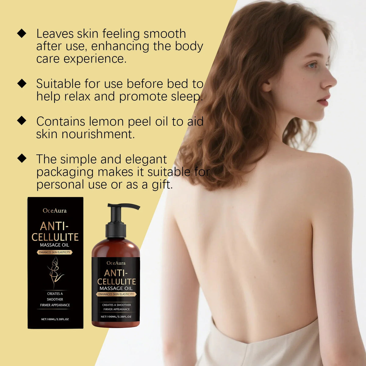Body Firming Oil Anti Cellulite Improve Sagging Tightening Nourishing