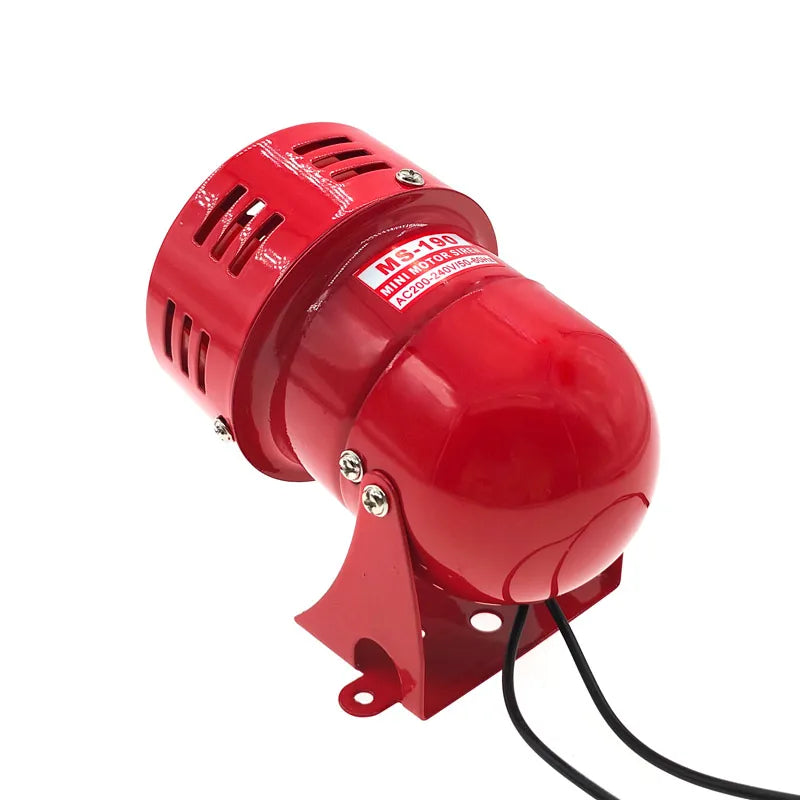 CNMAWAY MS-190 Mini Motor Siren 12V 24V 220V Car Alarm Horn
