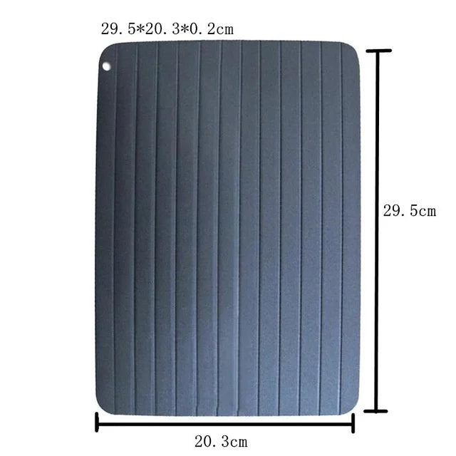 Quick Defrost Tray – Fast Thawing Board for Meat & Food