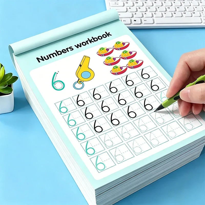 Digital Tracing Practice Workbook Including Pages Numbers 0 100