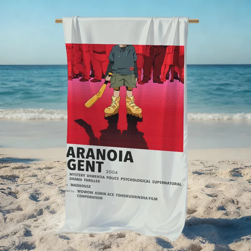 Anime Quick-Dry Beach Towel | Soft Pool Towel for Travel & Gym
