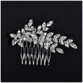 Glittering Crystal Hair Comb Fork | Elegant Messy Bun Maker
