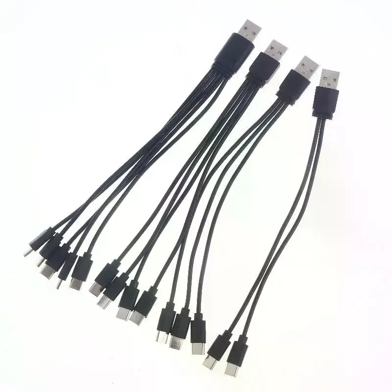 20cm USB to USB-C Splitter Cable | 2–5 Port Multi Charging