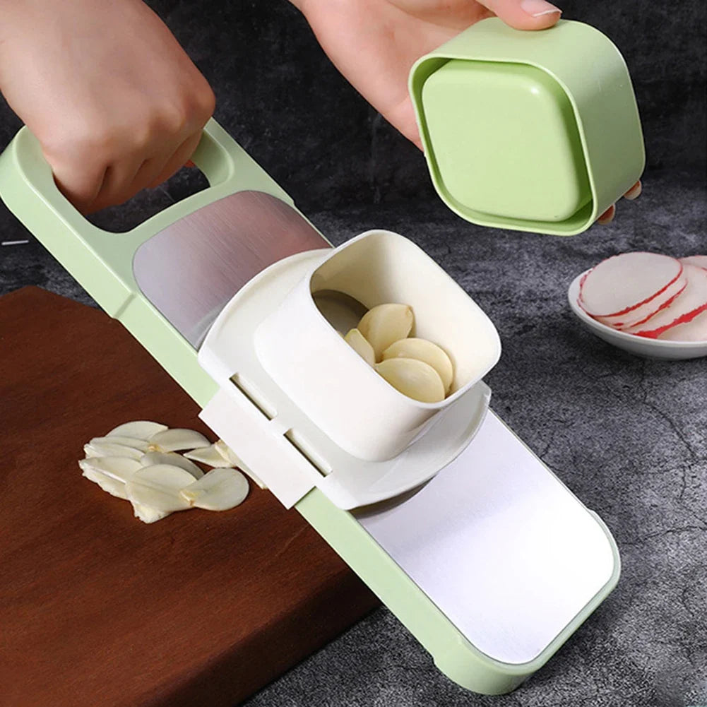 5-in-1 Stainless Steel Vegetable Cutter & Slicer Set