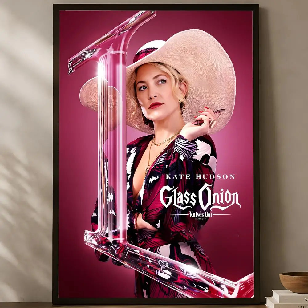 Glass Onion Knives Out Poster – Self-Stick HD PVC Wall Art