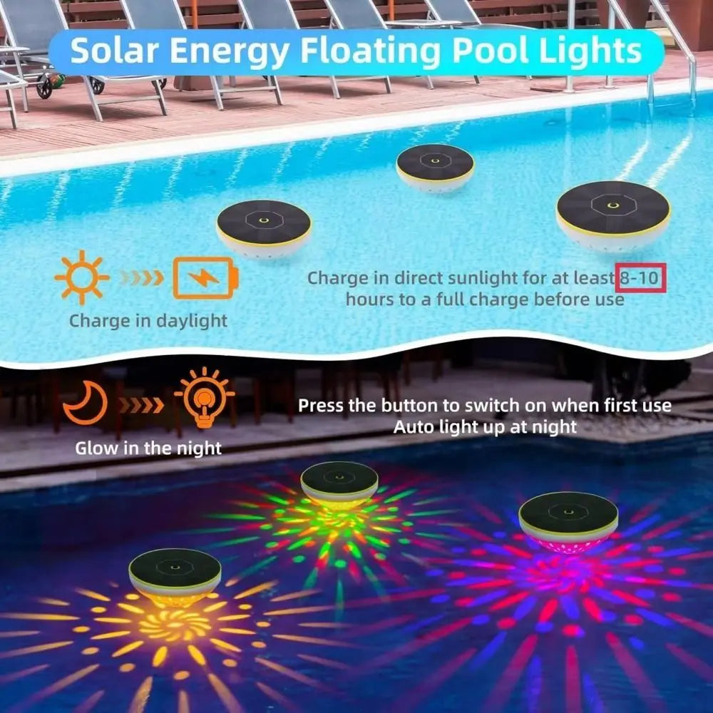 Solar Floating Pond Light RGB – Waterproof Outdoor Pool Light
