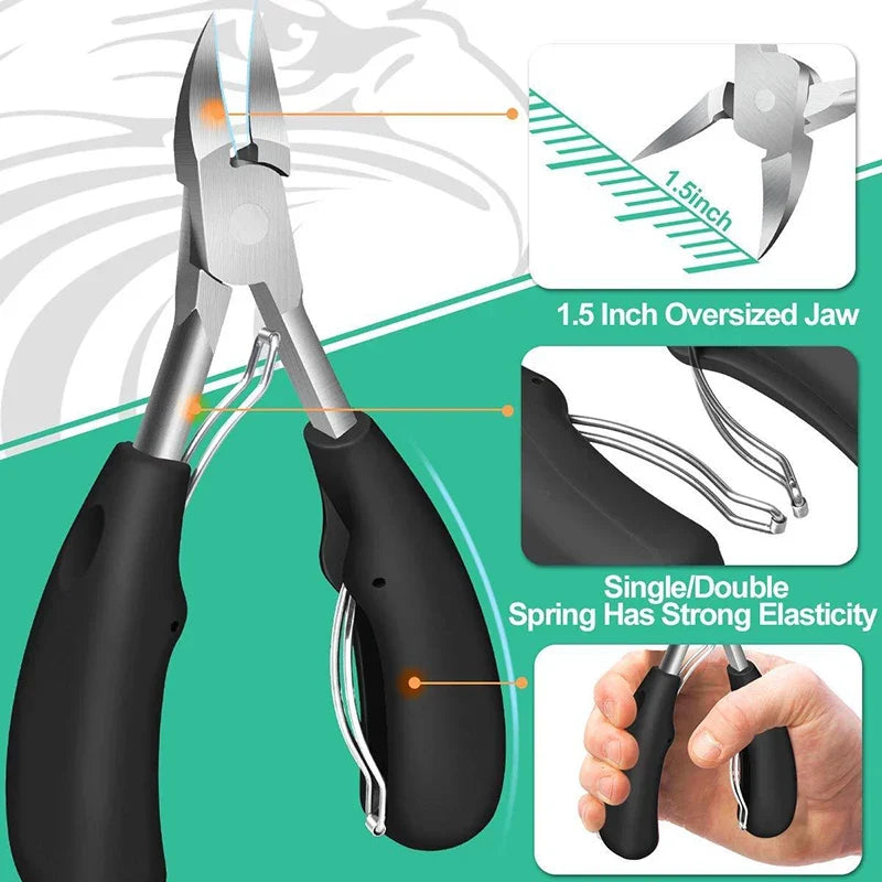 1 5 6 Ingrown Toenail Clipper Heavy Duty Beak Nail Cutter Slant Edge