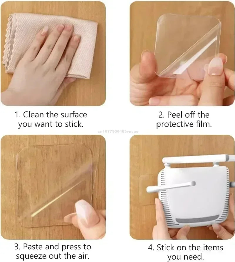 Extra Strong Double-Sided Adhesive Tape Squares – Waterproof