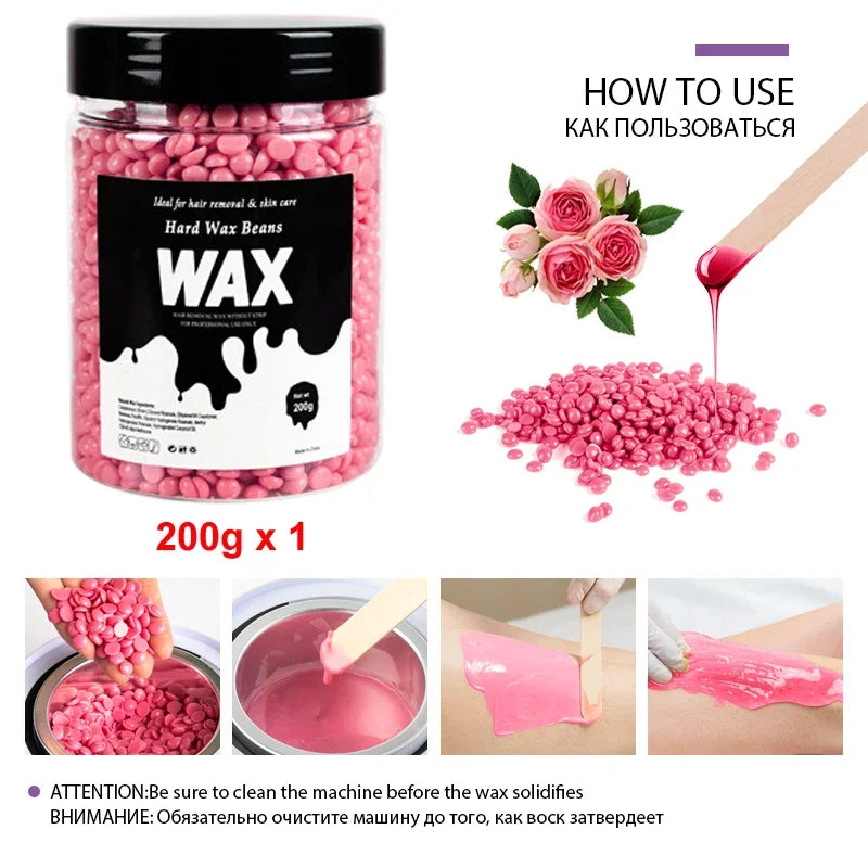 Canning Hard Wax Beans Men Women Body Hair Removal Depilatory Heater