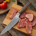 Damascus Steel Chef Knife 14.5cm – Kitchen Cleaver | COOKCRAZE