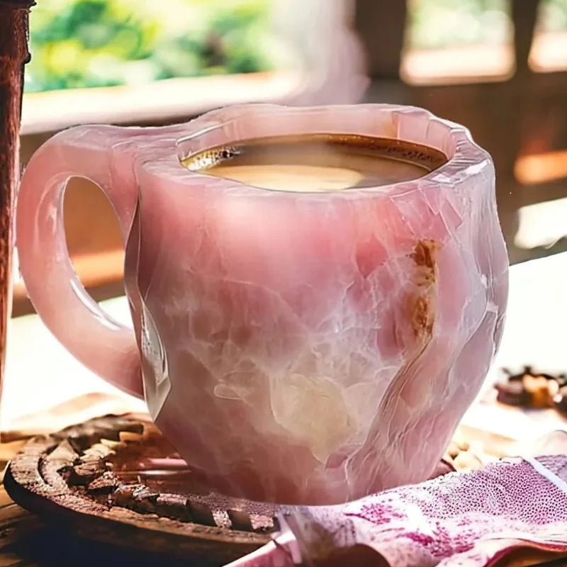 Fashionable Mineral Crystal Coffee Mugs Imitation Resin Cups Tea