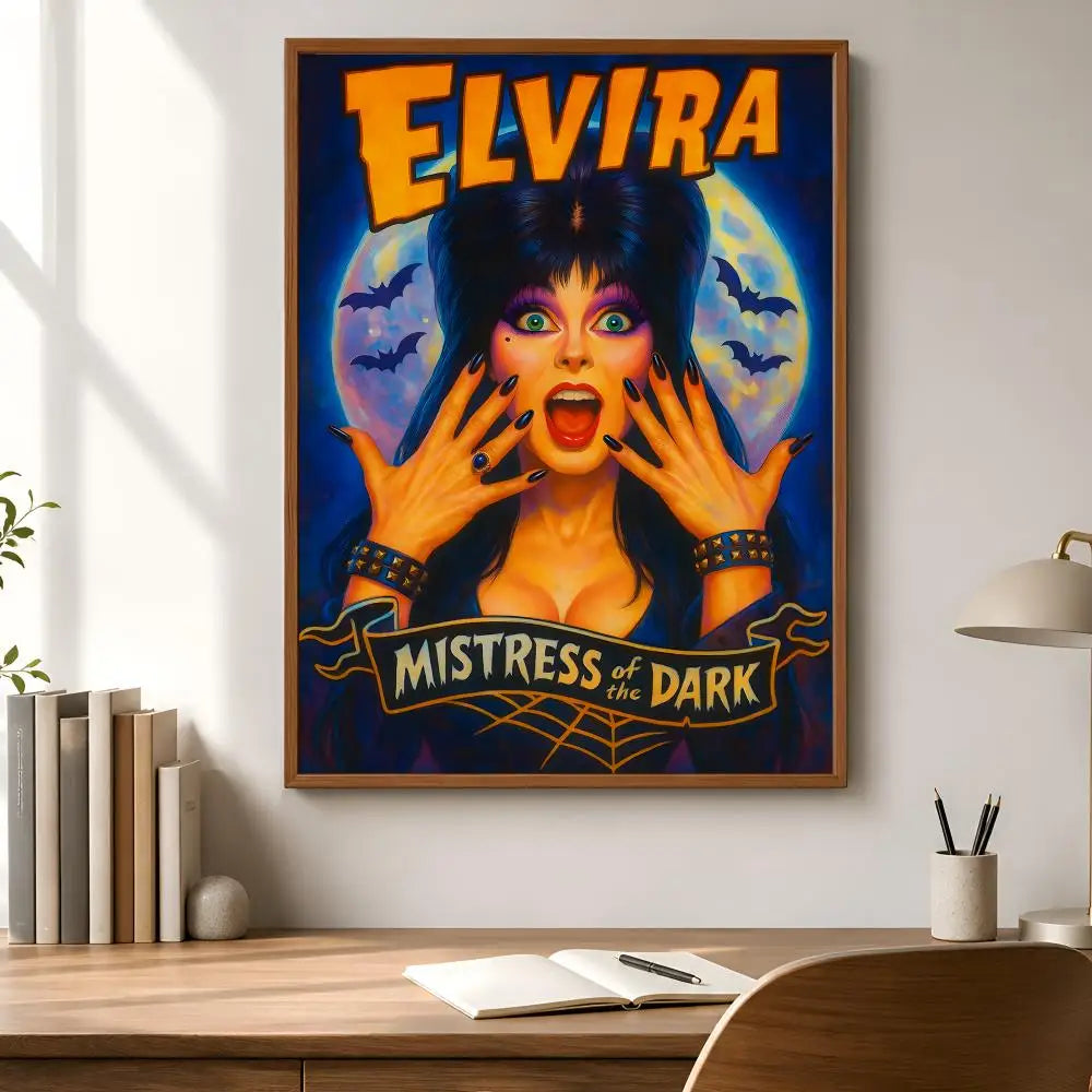 Elvira Mistress of the Dark HD Waterproof Poster Sticker