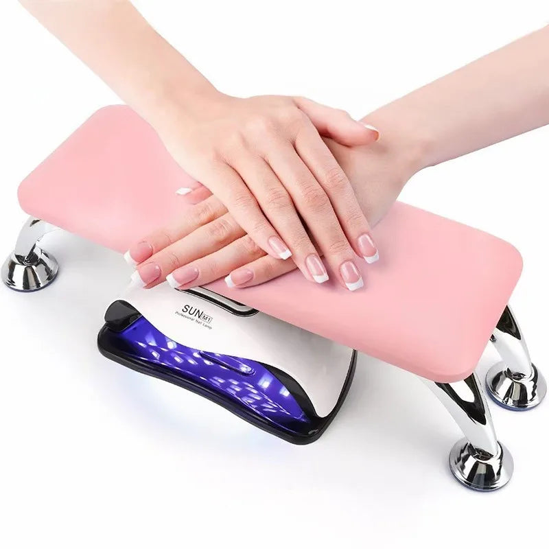 Nail Art Armrest & Mat Set – Leather Hand Pillow for Salons