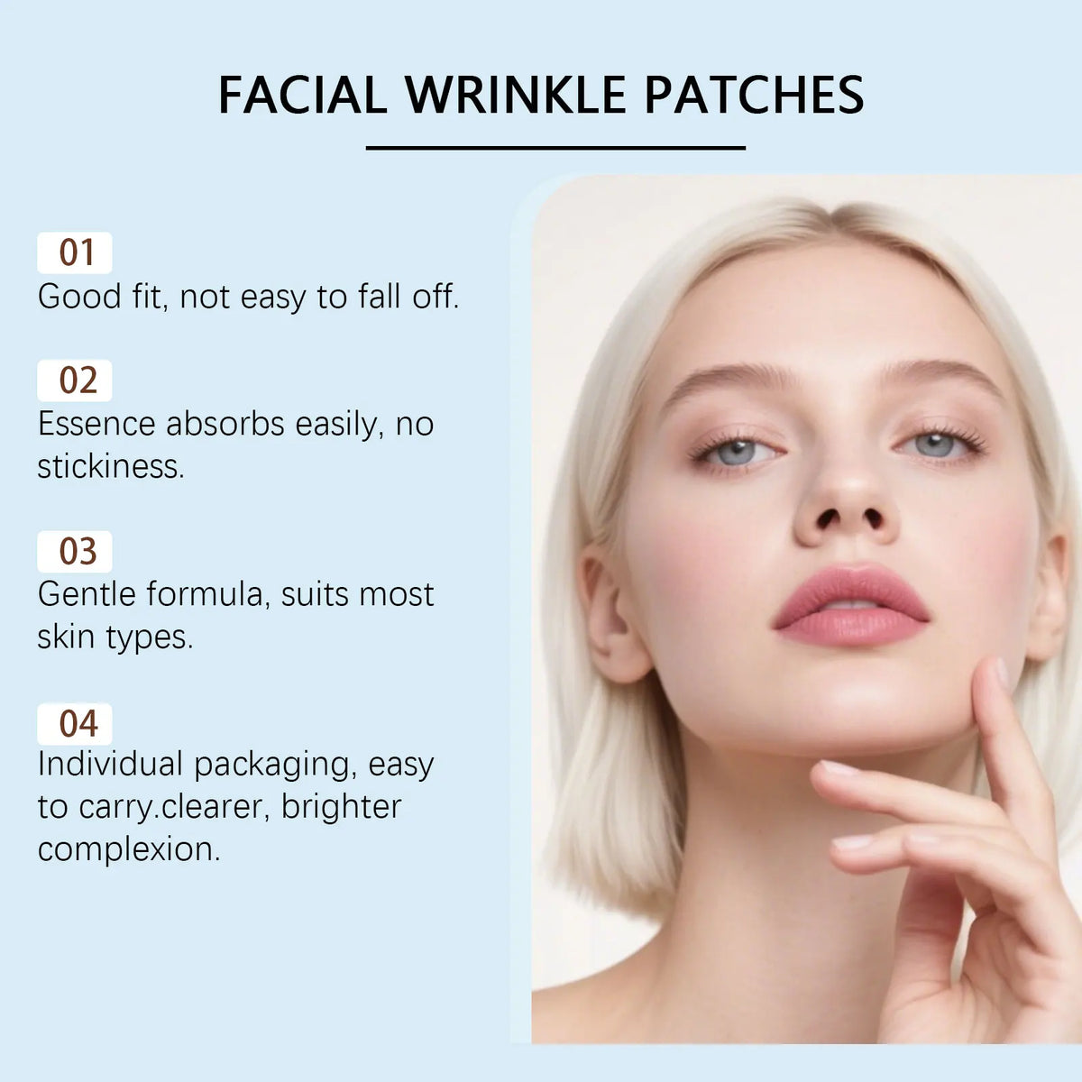 Eelhoe Wrinkle Patches – Forehead & Smile Line Firming Mask