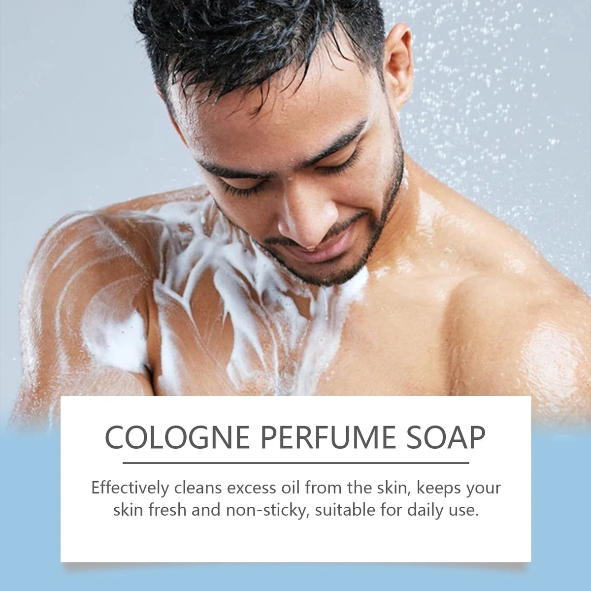 OceAura Men's Perfume Bath Soap – Refreshing & Gentle 70g