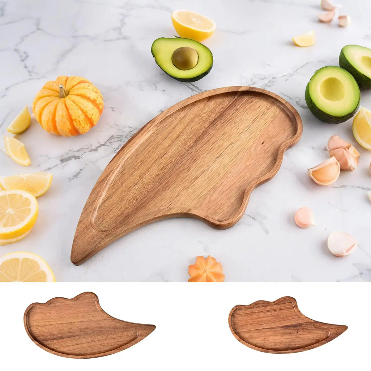 Rustic Wooden Charcuterie Board & Decorative Serving Tray