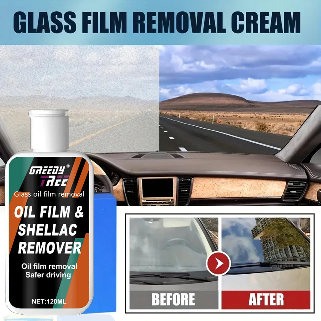 Car Glass Oil Film Remover Paste – Windshield Restorer 120ml