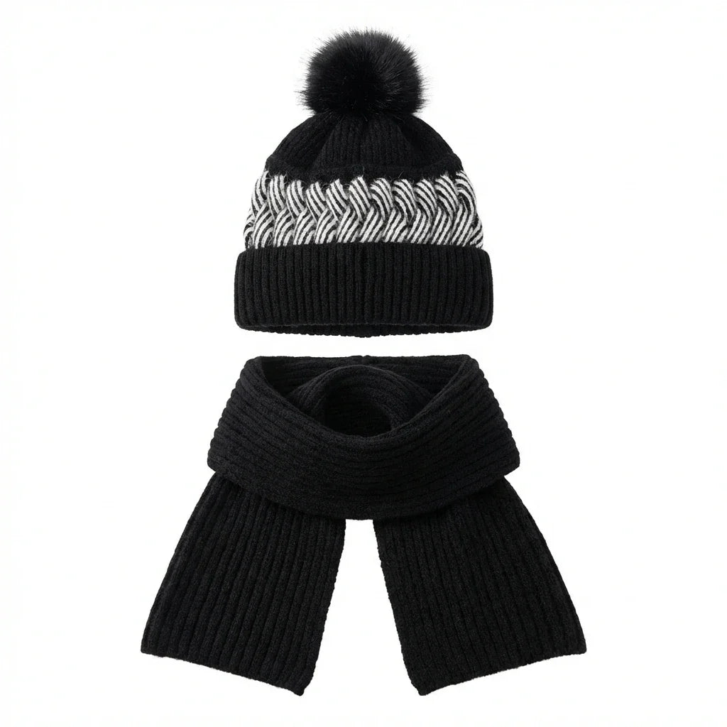 Women's Winter Knitted Hat | Thickened Earflap Cycling Cap