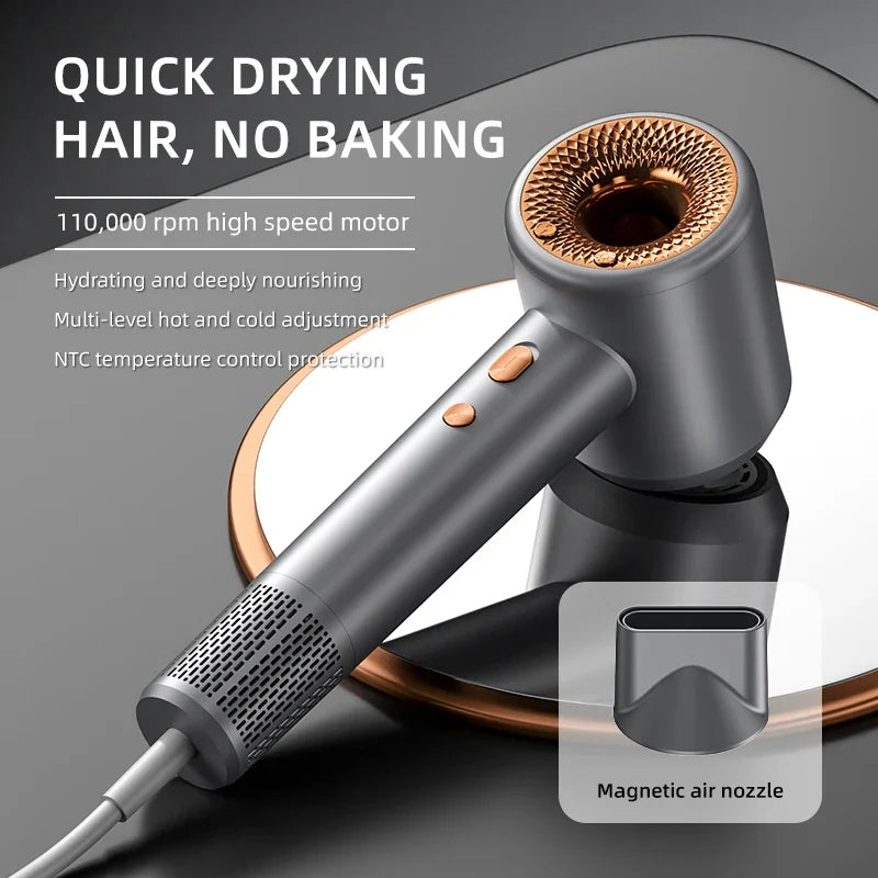 HOMEFISH Ionic High-Power Hair Dryer | Frizz-Free Drying