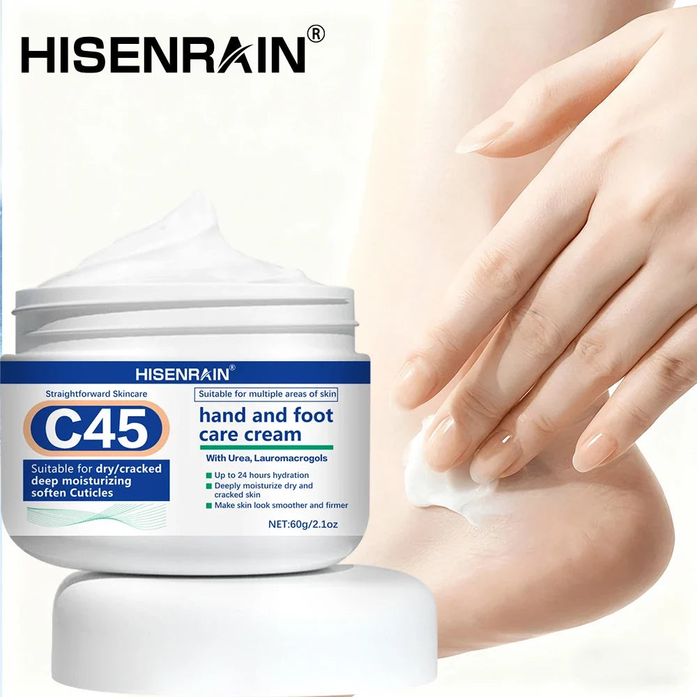 HISENRAIN Coconut Oil Hand & Foot Cream – 24H Deep Moisturizing