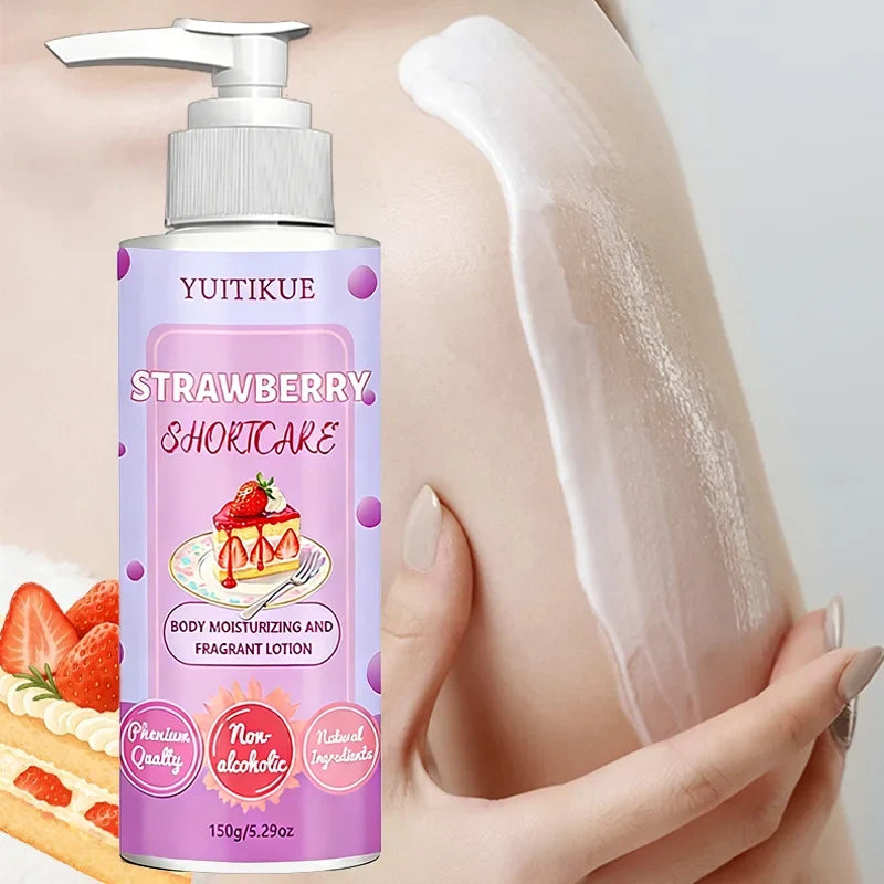 YUITIKUE Strawberry Body Lotion – Hydrating & Long-Lasting Scent