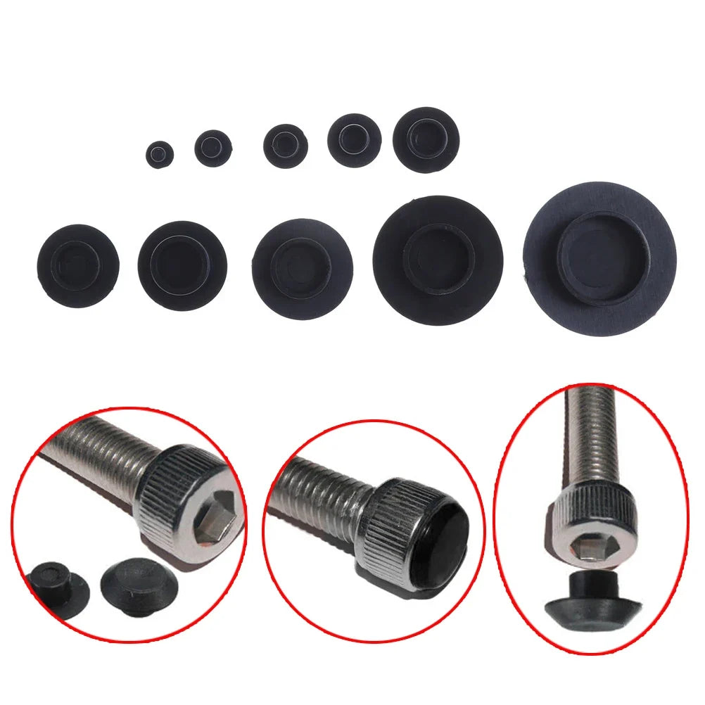 Hex Socket Allen Bolt Screw Nut Hexagon Head Cover Cap Protector M4