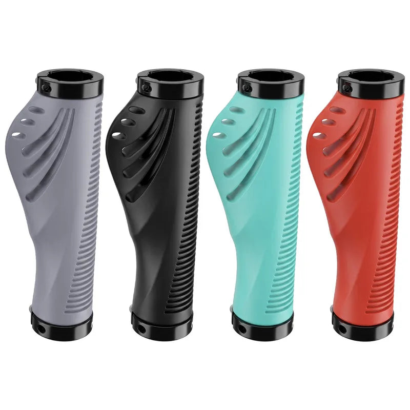 MTB Ergonomic Handlebar Grips – Dual Lock Aluminum Non-Slip