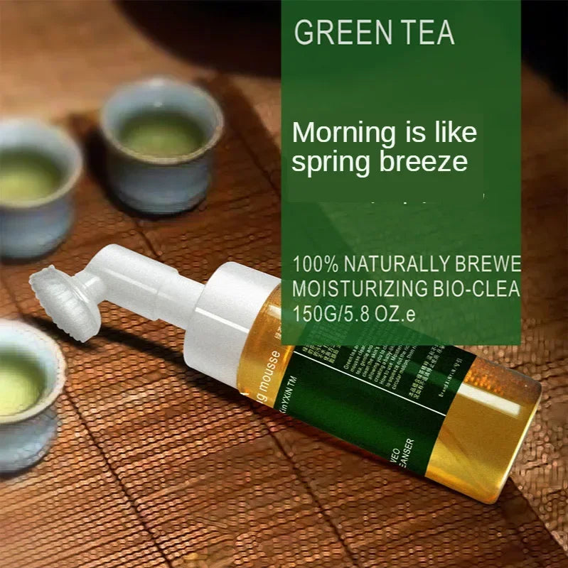 Green Tea Amino Acid Foaming Face Cleanser & Makeup Remover