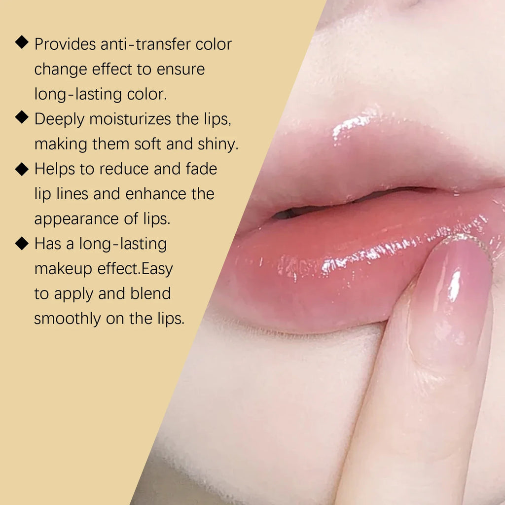 Jaysuing Color Changing Glitter Lip Balm | Hydrating Jelly Lip Gloss