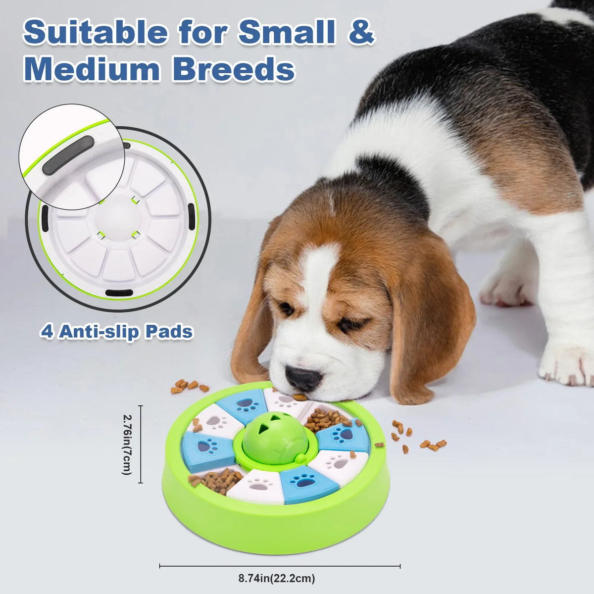 Dog Educational Toys Feeders Anti-choking Training Bowls Slow Food