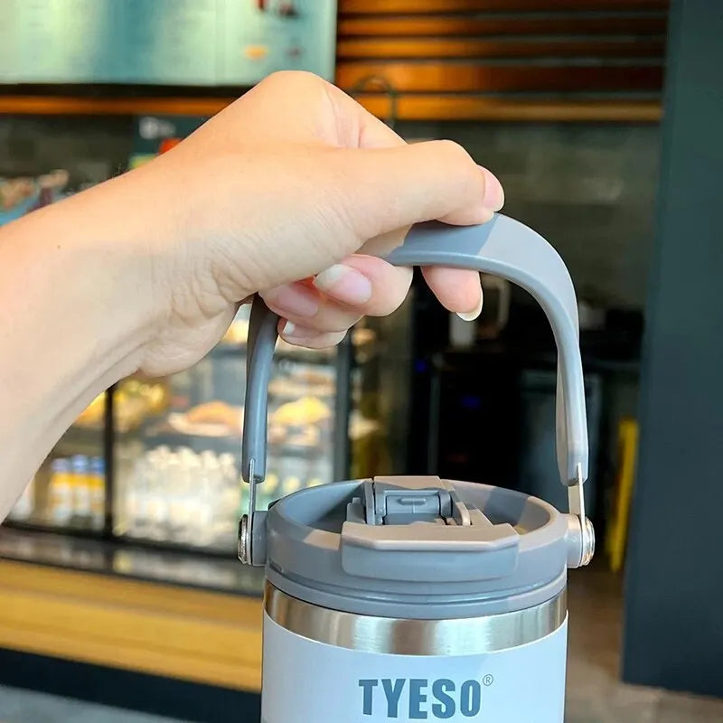 Tyeso's Coffee Cup Double-layer Insulation Cold Portable Ice Cream