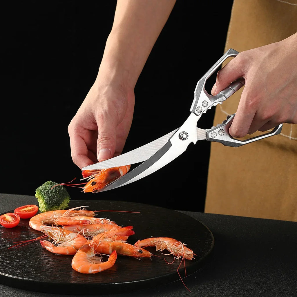 SHENJIU Kitchen Shears – Heavy Duty Stainless Steel Bone Scissors