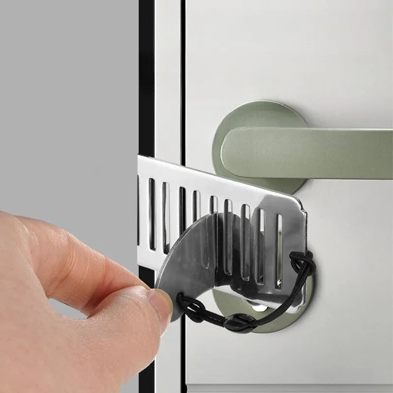 Portable Door Security Jammer | Travel Anti-Theft Door Stopper