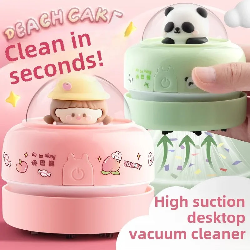 Electric Desktop Vacuum Cleaner – Eraser & Keyboard Dust Tool