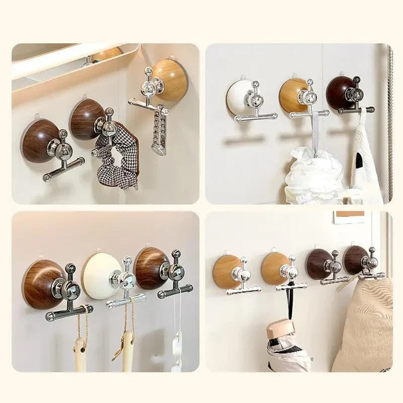 Suction Cup Wall Hooks – Waterproof Towel Hanger 1–2 Pack