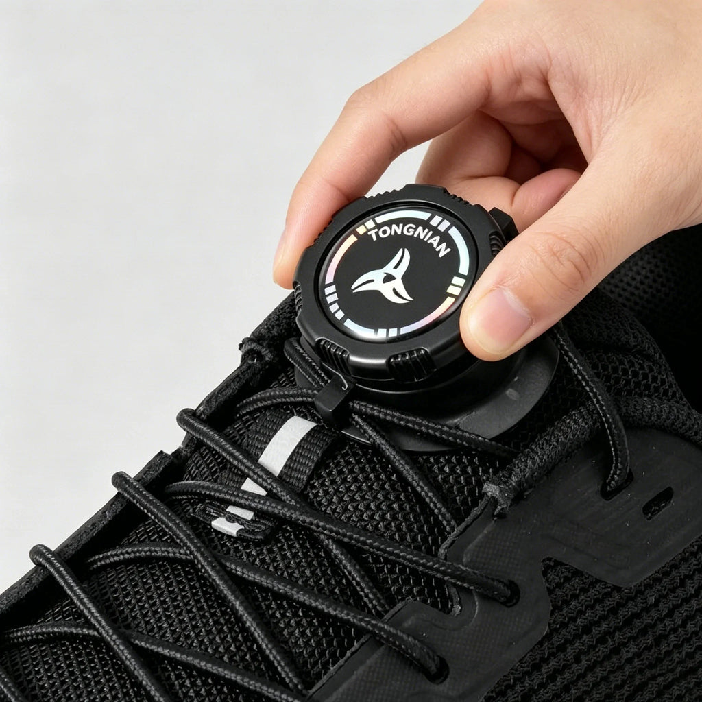 No-Tie Elastic Shoelaces with Swivel Buckle – Kids & Adults