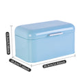 Retro Metal Bread Box – Iron Kitchen Food Storage Container