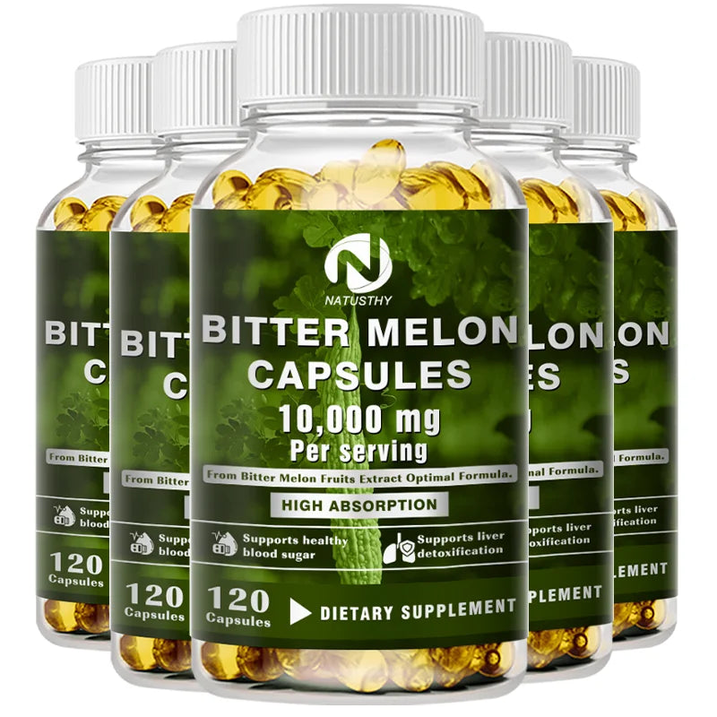 Bitter Melon Capsules 25:1 Extract | 120 Veggie Caps 10,000mg
