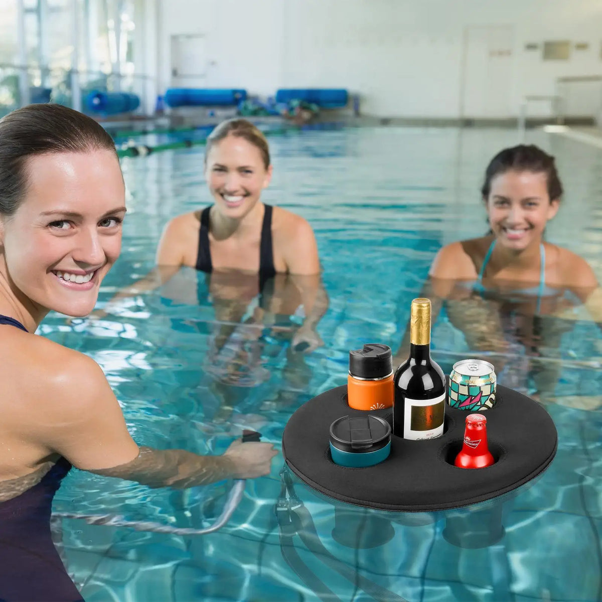 5-Hole Floating Drink Holder for Pool, Spa & Hot Tub