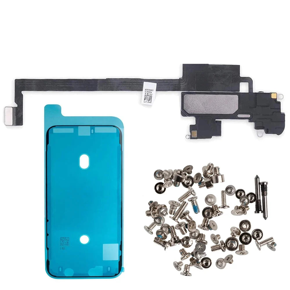 iPhone Earpiece Speaker Flex + Waterproof Sticker & Screws Kit