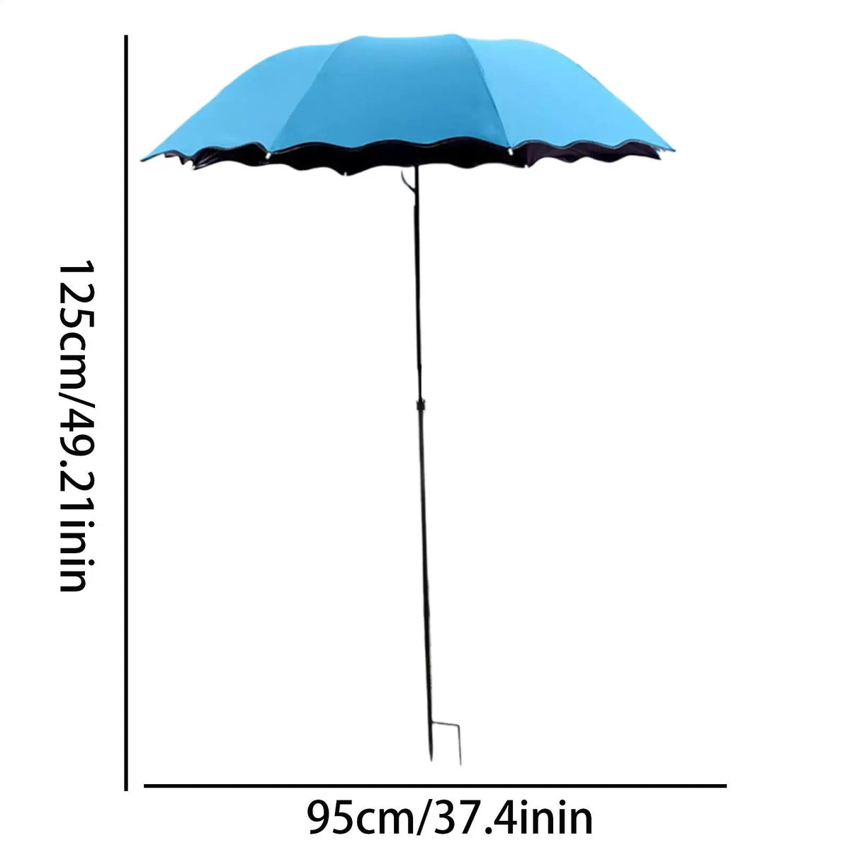 Plant Shade Umbrella with Metal Stake – UV & Rain Guard