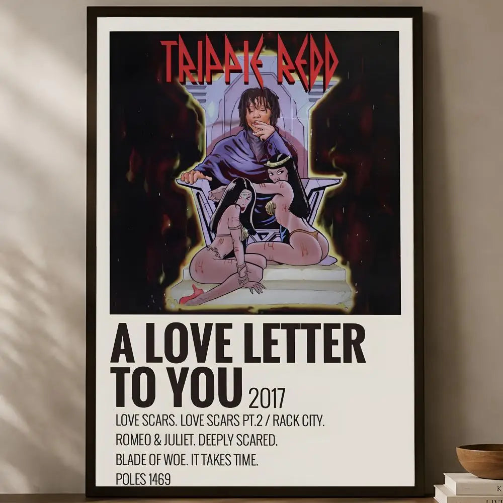 Trippie Redd Wall Poster – Self-Stick Waterproof HD Wall Art