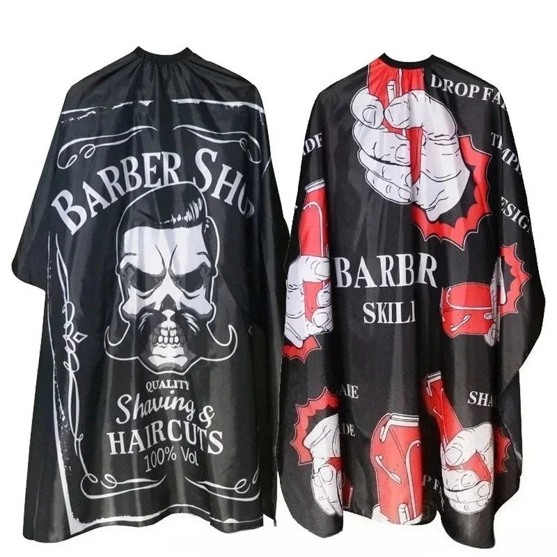 2-Pack Antistatic Hair Cutting Cape & Barber Apron Set