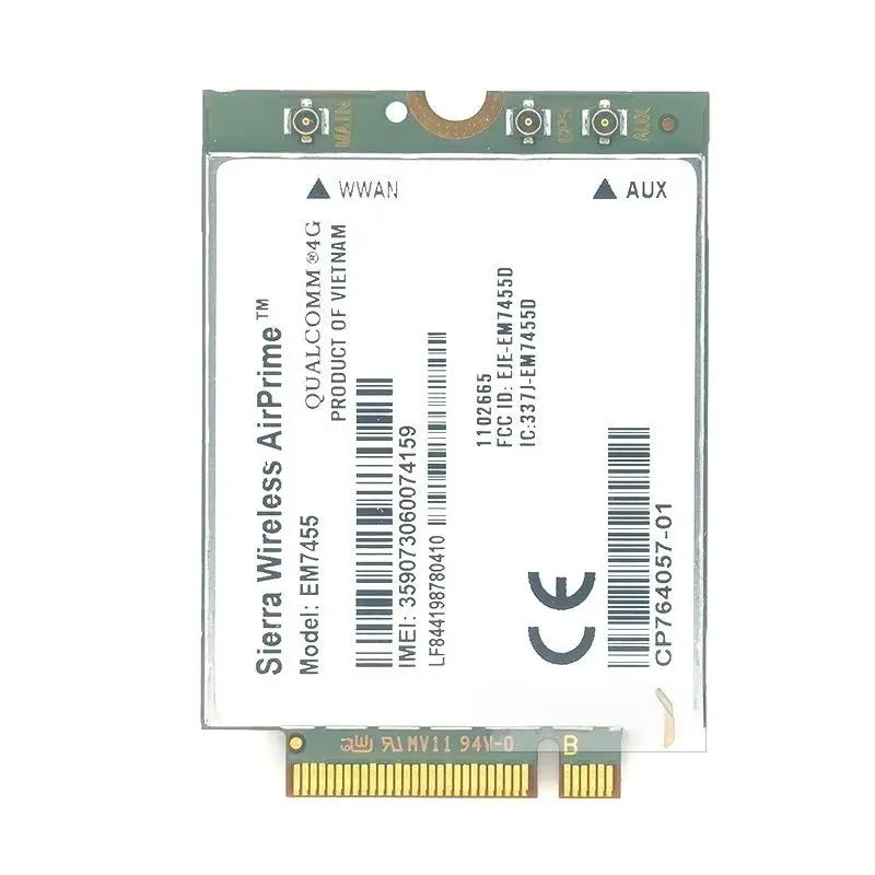 EM7455 4G LTE Cat6 M.2 NGFF Module 300Mbps FDD TDD WWAN
