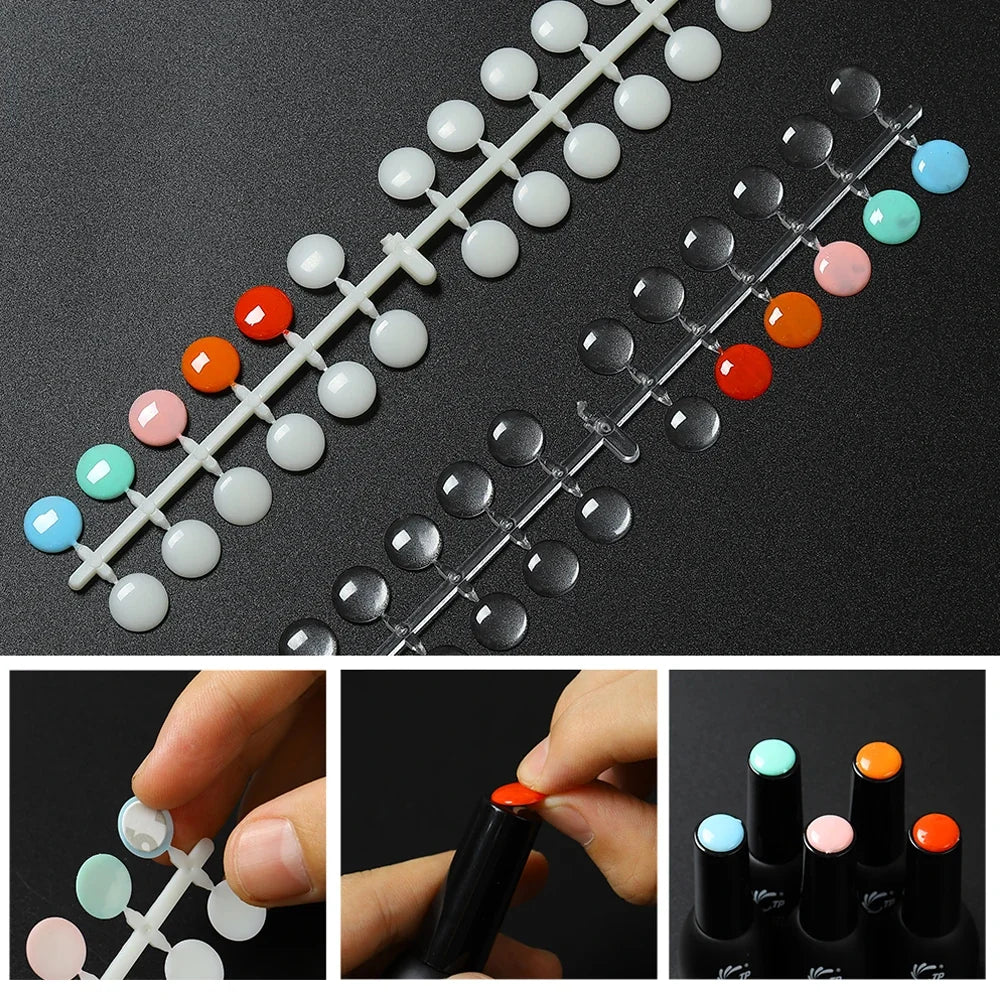 120pc Nail Polish Display Board & Color Card Set | Nail Art