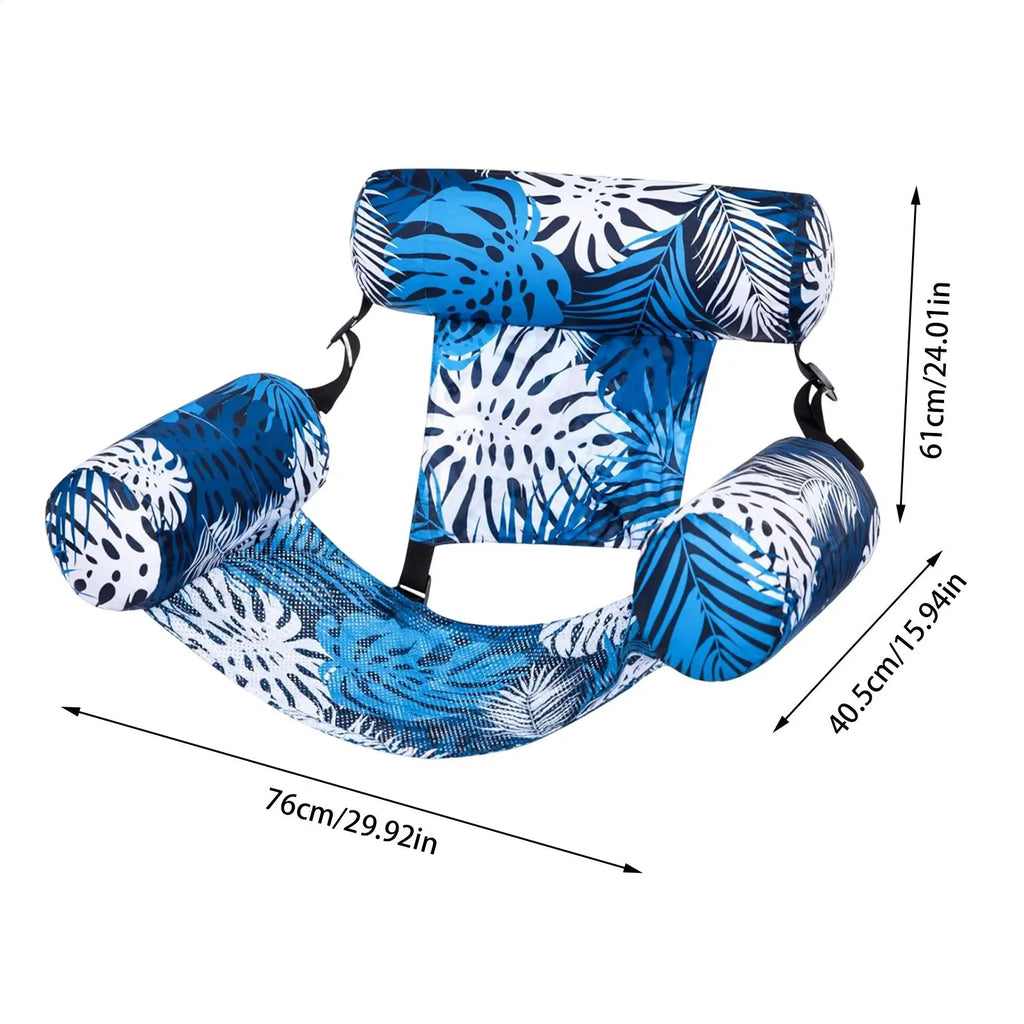 Inflatable Floating Lounger – Adult Pool Float Chair for Beach