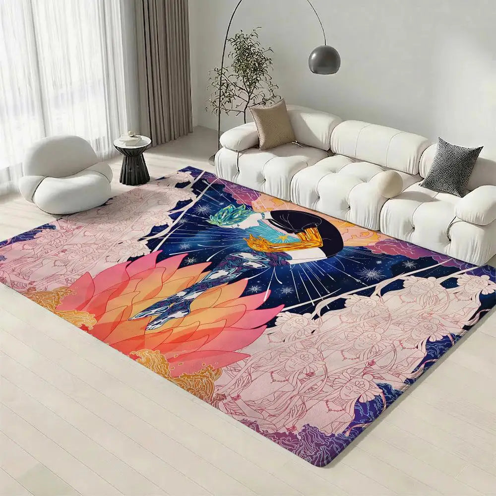 Land of the Lustrous Anime Flannel Floor Mat – Non-Slip Rug