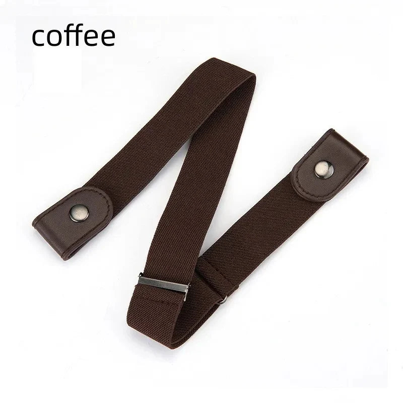 Buckle-Free Invisible Elastic Belt | Unisex Stretch Waistband